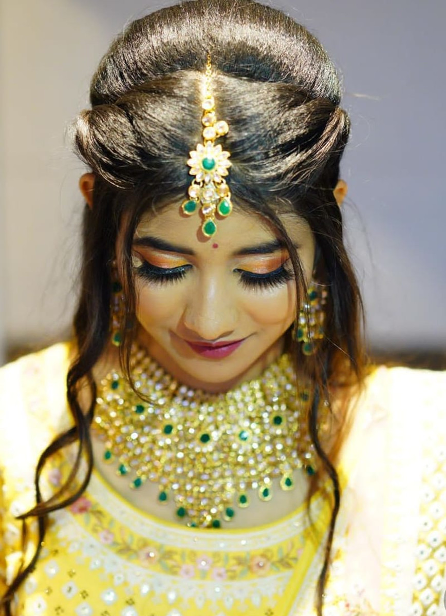 Katrina Kaif Haldi And Mehendi Bridal Makeup