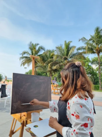 Live Wedding Paintings in Goa