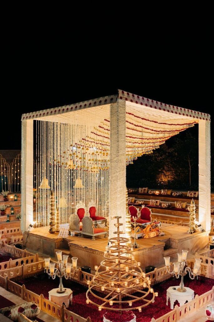 hindu wedding mandap