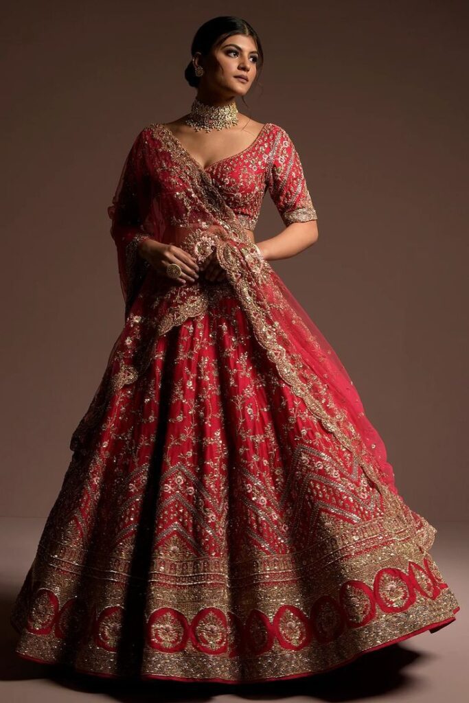 Hindu wedding lengha