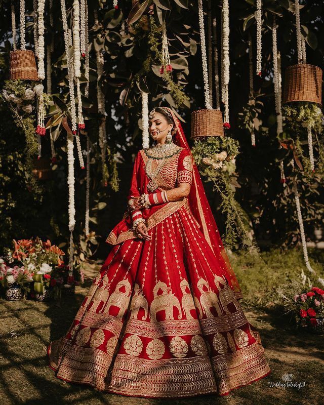 Hindu wedding lengha