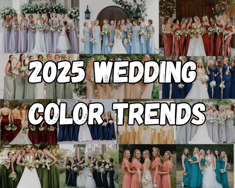 2025 wedding color trend