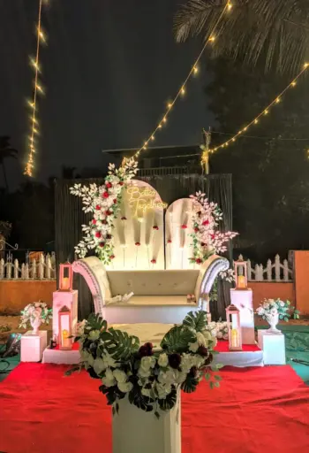 Wedding decor by CJP Decorates