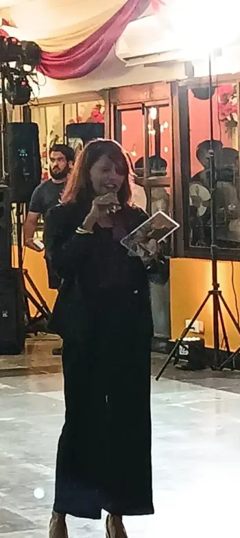 Emcee Leona Fernandes