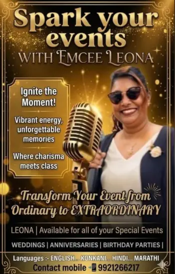 Emcee Leona Fernandes