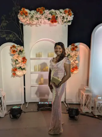 Emcee Leona Fernandes