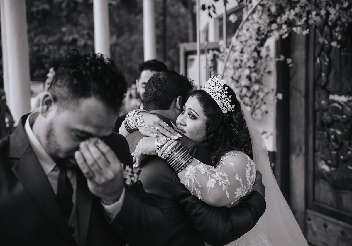 The Embrace Before Forever photographed by Aaron Kingsley Lopes Pereira of New Life Studio Goa