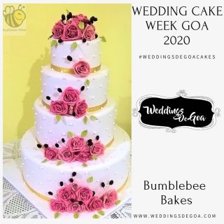 Wedding Cake Week Goa 2020
Cake showcased by @bumblebee_bakes
If you like it, vote for it. Click on the link in bio to give your thumbs up to the cake.
#weddingsdegoacakes #weddingcakesgoa #cakesgoa #weddingsdegoa #weddingsingoa #goawedding #goaweddings #goanweddings #weddingcakesindia #weddingsdegoa